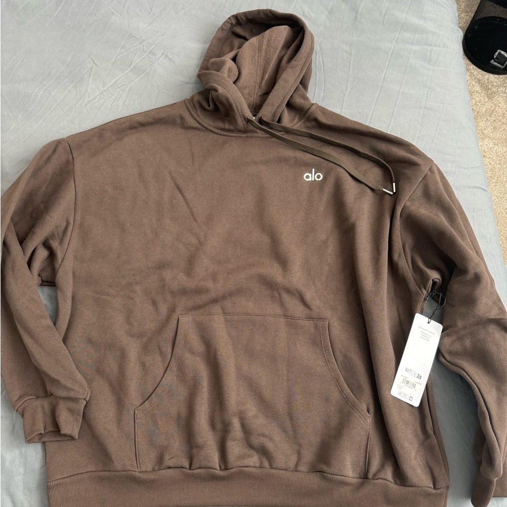 Women's Alo Accolade Brown Hoodie & Sweatpants - Picture 4 of 8